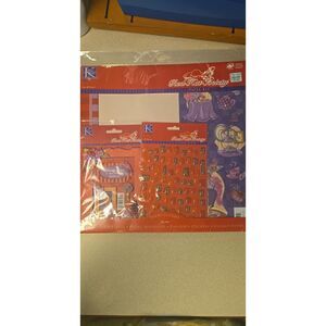 K & Company 12 x 12" Scrapbooking Paper Kit Red Hat Society Purple New